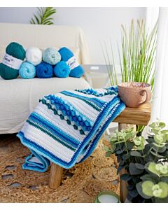 Mood Blanket - Calm Edition in Emu Classic DK 1077 Yarn Pack&Pattern  8x100g