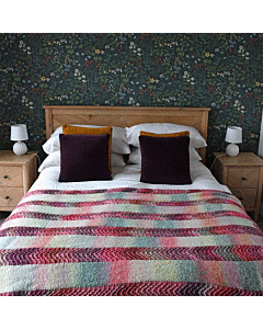 Knitted Fan and Feather Blanket Kit by Jenny Watson 