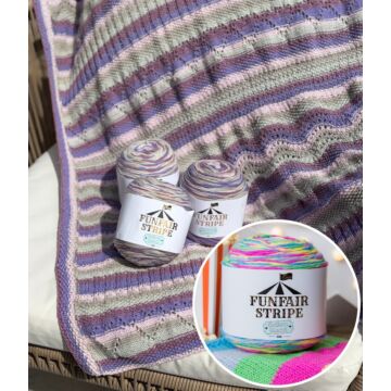 Sweethearts Blanket in Candyfloss Twist 3 x 150g