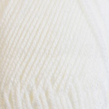 James C Brett Baby Aran BA4 White 100g