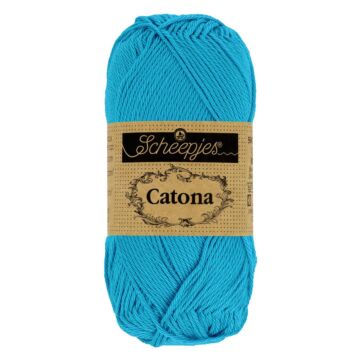 Scheepjes Catona 4ply 146 Vivid Blue 50g