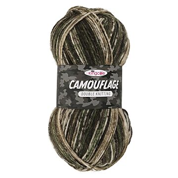 King Cole Camouflage DK Yarn 100 grm Ball