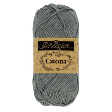 Scheepjes Catona 4ply 242 Metal Grey 25g