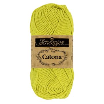 Scheepjes Catona 4ply 245 Green Yellow 25g