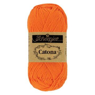 Scheepjes Catona 4ply 281 Tangerine 50g