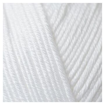 Rico Essentials Cotton DK 080 White 50g
