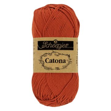 Scheepjes Catona 4ply 388 Rust 50g