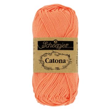 Scheepjes Catona 4ply 410 Rich Coral 50g