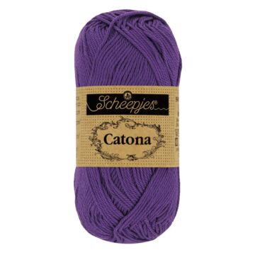 Scheepjes Catona 4ply 521 Deep Violet 50g