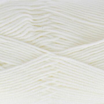 King Cole Cherished 4 Ply Yarn White 5080 100g