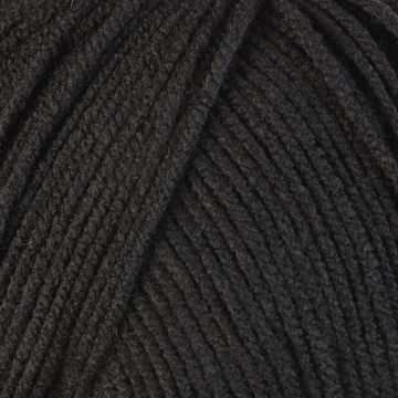 Woolcraft Acrylic Aran Yarn Black 493 400g