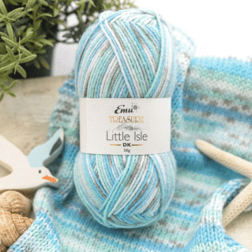 Emu Treasure Little Isle DK Yarn Camusdarach 006 50g