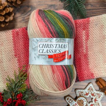 Christmas Classics Tidings & Twists DK Yarn 100 grm