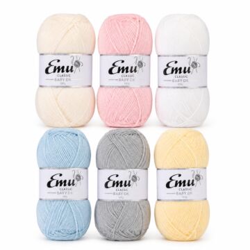 Emu Classic Baby DK Sample Bundle 6 x 100g