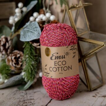 Emu Eco-Cotton DK Limited Edition Yarn Mulled Wine 001 100g