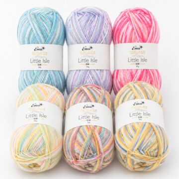 Emu Treasure Little Isle DK Sample Bundle 6 x 50g