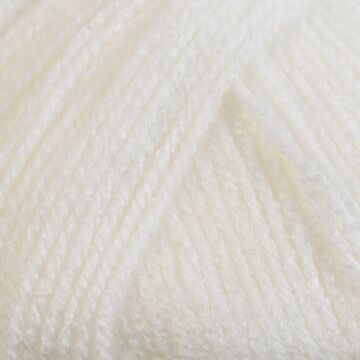 James C Brett Supersoft Baby DK BB4 White 100g