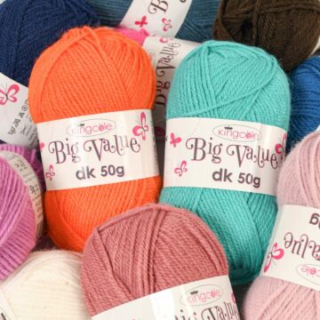King Cole Big Value DK Yarn 50 grm Ball