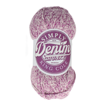 King Cole Simply Denim Chunky Yarn 100 grm