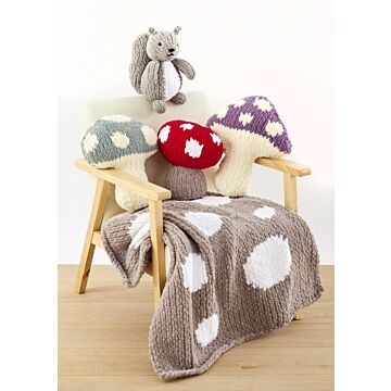 King Cole Jumbo Toastie Super Chunky Blanket 6388 Knitting Pattern  