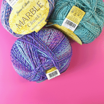 James C Brett Marble Chunky Yarn - 200g Ball