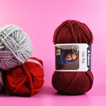Patons Fab Big Super Chunky Yarn - 200 grm Ball