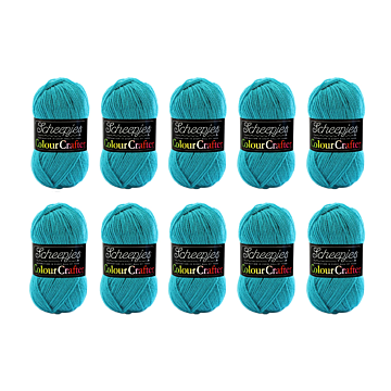 Scheepjes Colour Crafter DK Yarn Value Pack - 10 x 100g Balls 2015 Bastogne 