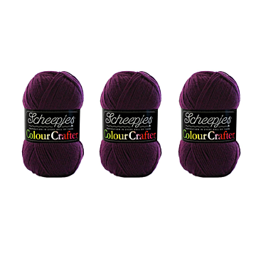 Scheepjes Colour Crafter DK Yarn Value Pack - 3 x 100g Balls 2007 Spa 