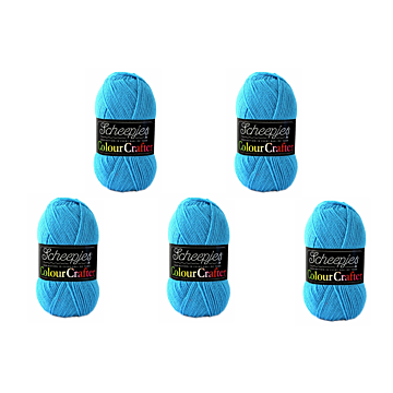 Scheepjes Colour Crafter DK Yarn Value Pack - 5 x 100g Balls 1068 Den Helder 