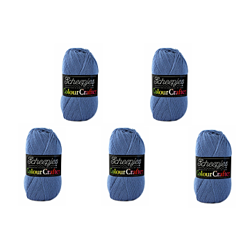 Scheepjes Colour Crafter DK Yarn Value Pack - 5 x 100g Balls 1302 Dokkum 