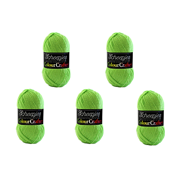 Scheepjes Colour Crafter DK Yarn Value Pack - 5 x 100g Balls 1821 Terneuzen 