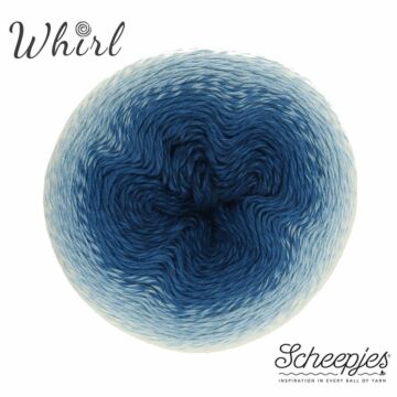 Scheepjes Whirl 4ply The Ombre Collection 553 Indigo Plane 215-225g