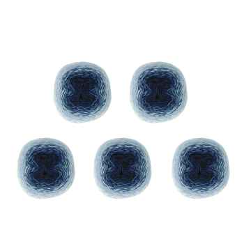 Scheepjes Whirl Fine Art DK Yarn Value Pack - 5 x 220g Balls Classicism Blue 658 