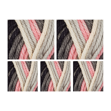 Stylecraft Merry Go Round XL Super Chunky Yarn Value Pack - 5 x 100g Balls Liquorice Whirl 3728 
