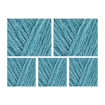 West Yorkshire Spinners Elements DK Yarn Value Pack 5x50g Fresh Water 1106 250g