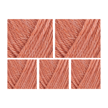 West Yorkshire Spinners Elements DK Yarn Value Pack 5x50g Living Coral 1103 250g